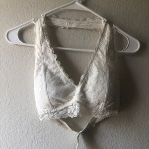 White bralette